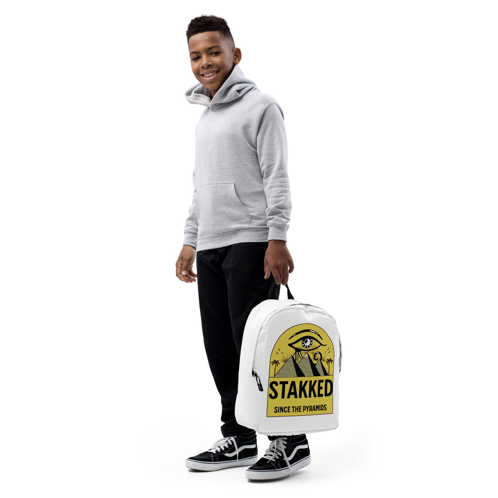 STAKKED Pyramids Minimalist Backpack